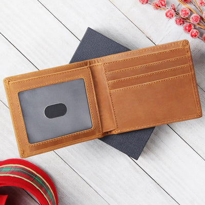 Load image into Gallery viewer, You Are the Sunshine Leather Wallet for Son from Mom, Birthday Gift for 30-Year-Old Son
