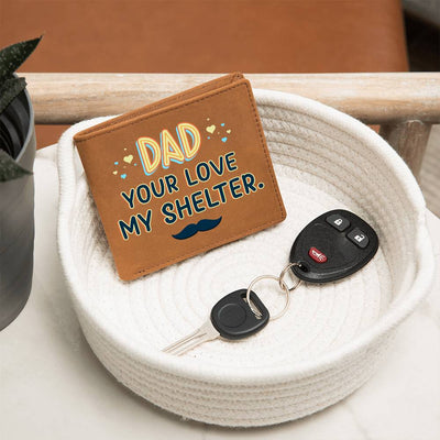 Load image into Gallery viewer, Meaningful Gifts for Dad from Daughter, Gifts for Dad Who Wants Nothing, Your Love My Shelter
