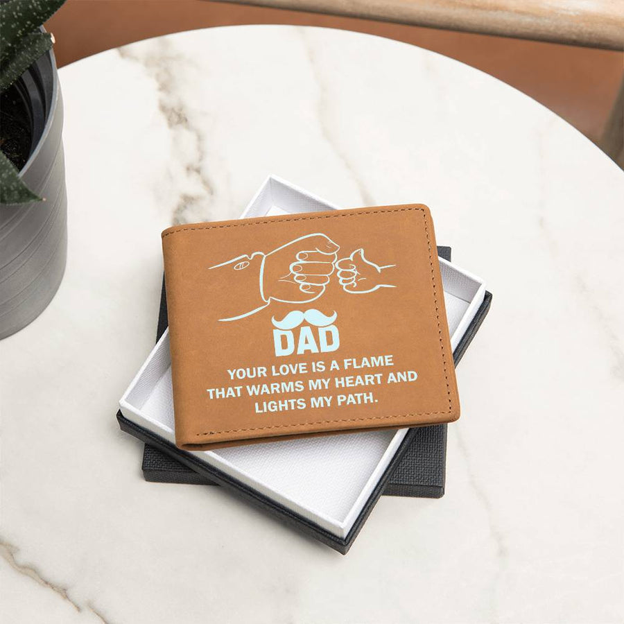 Father's Day Gifts for Dad Who Wants Nothing, Leather Wallet for Dad from Daughter