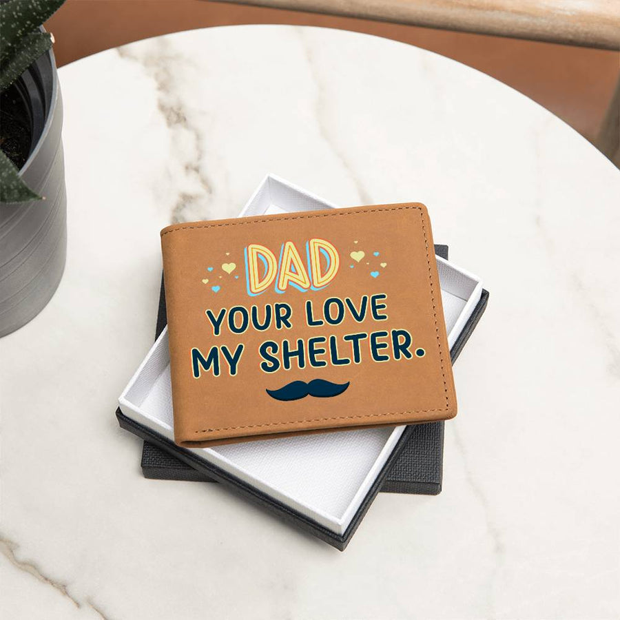 Meaningful Gifts for Dad from Daughter, Gifts for Dad Who Wants Nothing, Your Love My Shelter