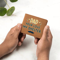 Load image into Gallery viewer, Meaningful Gifts for Dad from Daughter, Gifts for Dad Who Wants Nothing, Your Love My Shelter
