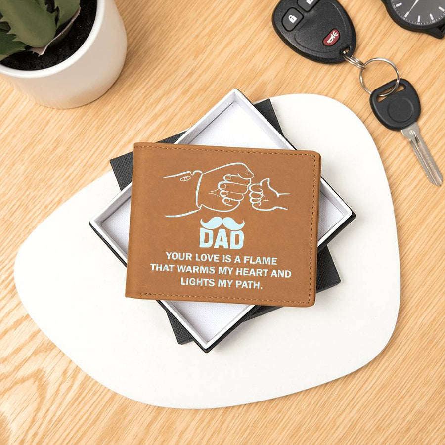 Father's Day Gifts for Dad Who Wants Nothing, Leather Wallet for Dad from Daughter