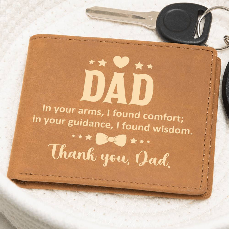 Wallet for Dad from Daughter, Simple Father's Day Gift Ideas, Birthday Gifts for Dad