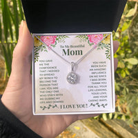 Load image into Gallery viewer, To My Beautiful Mom Necklace, You Give Me the Confidence That I Needed
