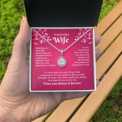 Load image into Gallery viewer, To My Wife Eternal Hope Necklace from Him, Birthday Gifts for Wife, Anniversary, Valentines Day Gift
