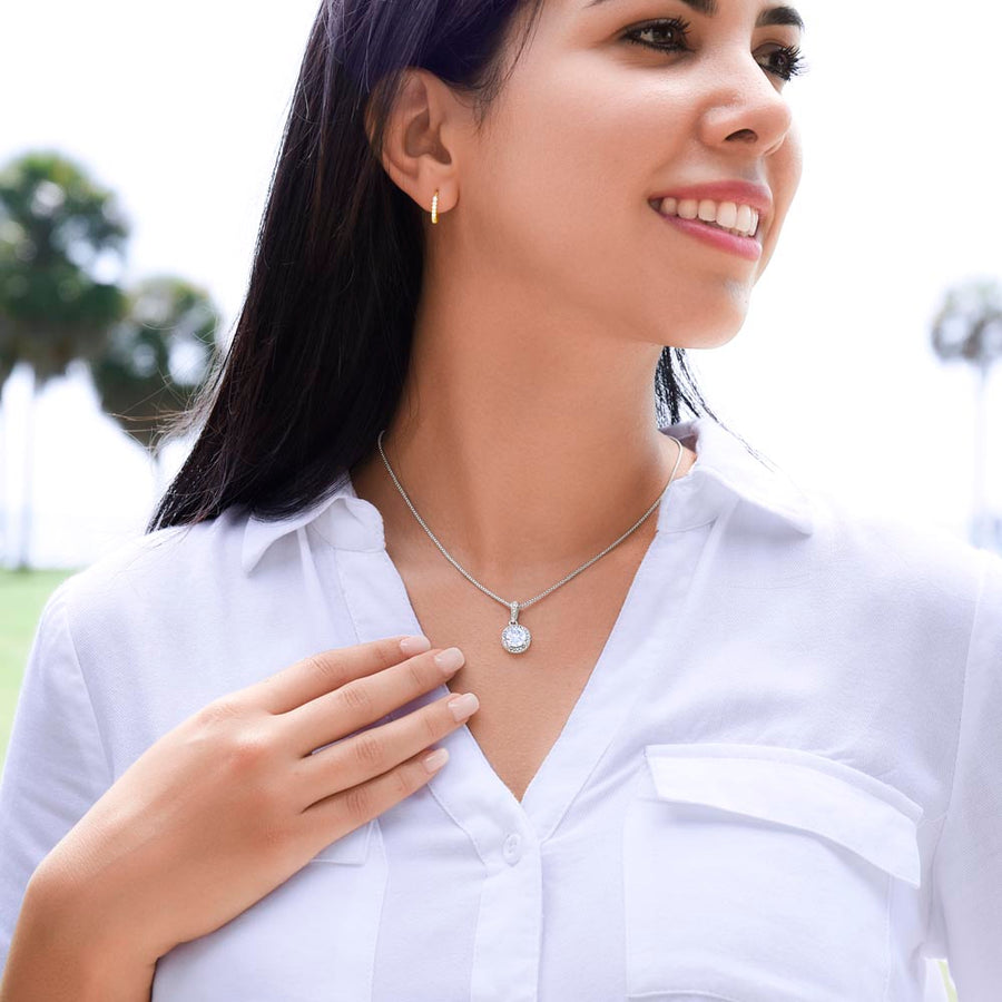 To My Amazing Wife Necklace Silver, Birthday Gift Ideas for Wife from Husband, Unique Gift for Wife