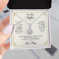 Load image into Gallery viewer, To My Sister - Forever My Built-In Best Friend - Eternal Hope Necklace

