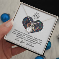 Load image into Gallery viewer, To My Amazing Wife Necklace Silver, Birthday Gift Ideas for Wife from Husband, Unique Gift for Wife
