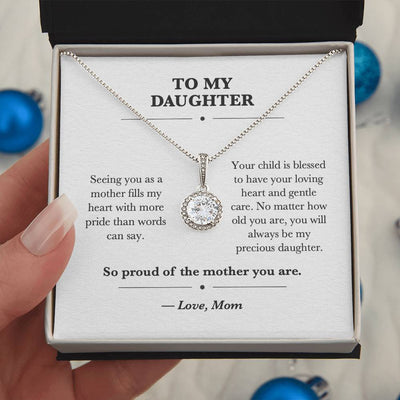 Load image into Gallery viewer, To My Daughter First Mother&amp;#39;s Day Eternal Hope Necklace from Mom
