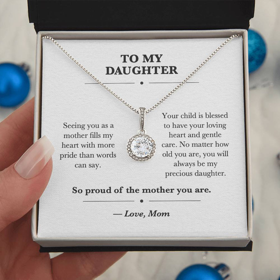 To My Daughter First Mother's Day Eternal Hope Necklace from Mom
