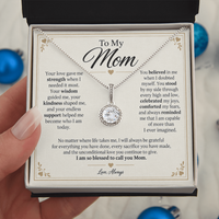 Load image into Gallery viewer, To My Mom - Your Love Made Me Who I Am Eternal Hope Necklace Gift
