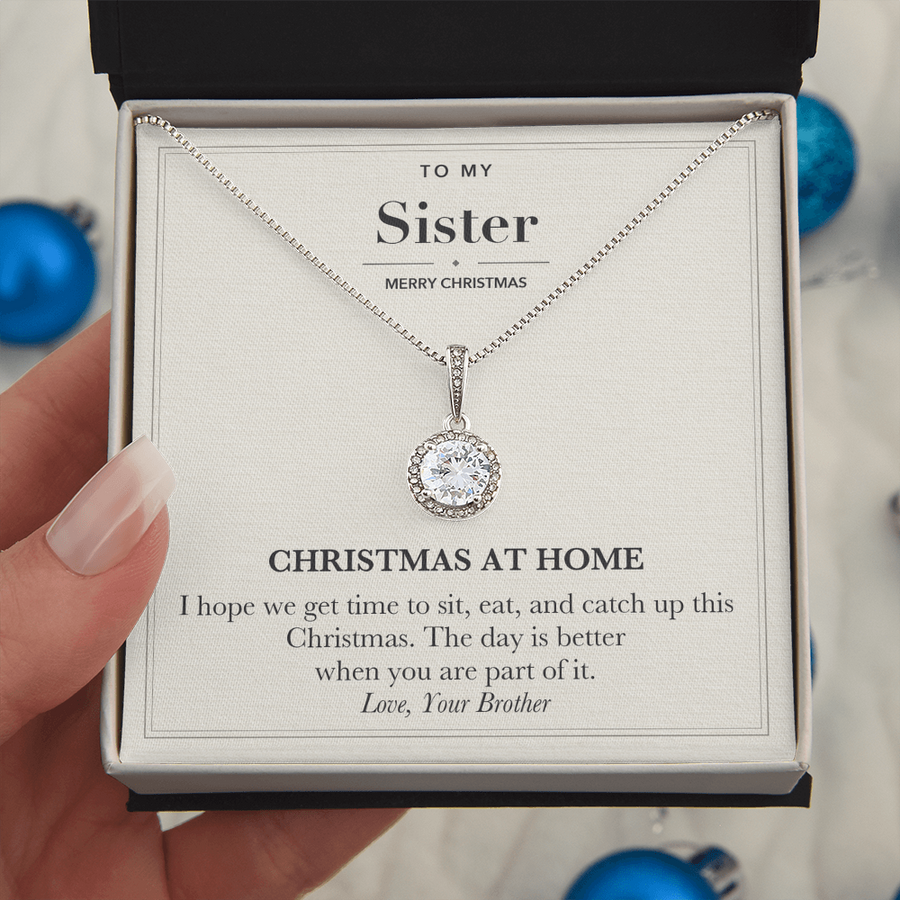 Christmas Gift Necklace for Sister from Brother
