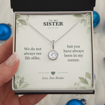 Load image into Gallery viewer, To My Sister, Always in My Corner - Eternal Hope Necklace
