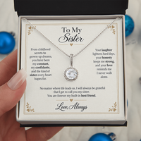 Load image into Gallery viewer, To My Sister - Forever My Built-In Best Friend - Eternal Hope Necklace
