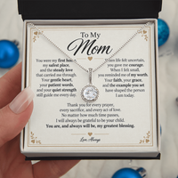 Load image into Gallery viewer, To My Mom - My Greatest Blessing Eternal Hope Necklace Gift

