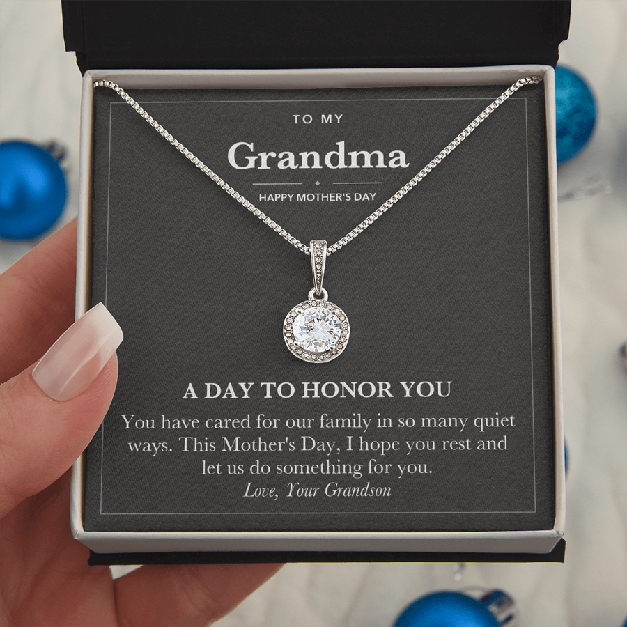 Mother's Day Necklace for Grandma from Grandson