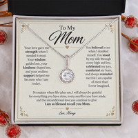 Load image into Gallery viewer, To My Mom - Your Love Made Me Who I Am Eternal Hope Necklace Gift
