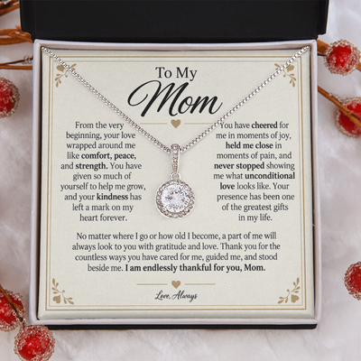 Load image into Gallery viewer, To My Mom - Endlessly Thankful for You Eternal Hope Necklace Gift
