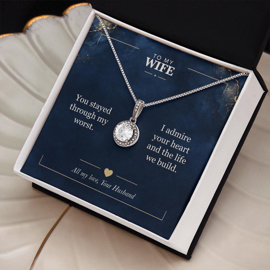 To My Wife, The Life We Build - Eternal Hope Necklace