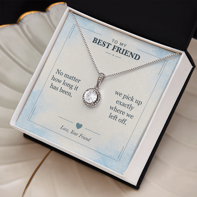 Load image into Gallery viewer, To My Best Friend, Right Where We Left Off - Eternal Hope Necklace
