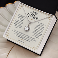 Load image into Gallery viewer, To My Mom - Your Love Made Me Who I Am Eternal Hope Necklace Gift
