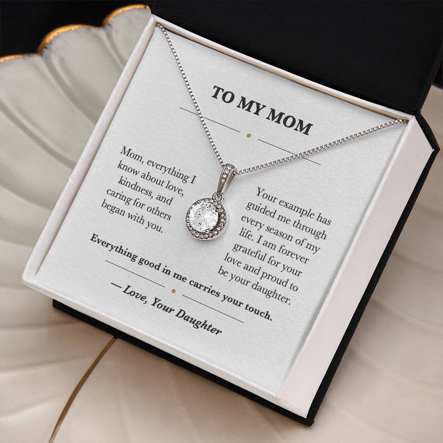 To My Mom Mother's Day Eternal Hope Necklace Gift from Daughter