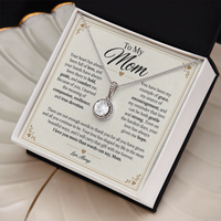 Load image into Gallery viewer, To My Mom - I Love You More Than Words Eternal Hope Necklace Gift
