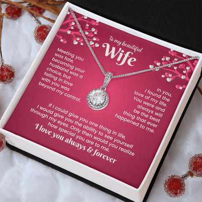 Load image into Gallery viewer, To My Wife Eternal Hope Necklace from Him, Birthday Gifts for Wife, Anniversary, Valentines Day Gift
