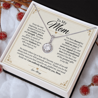 Load image into Gallery viewer, To My Mom - Endlessly Thankful for You Eternal Hope Necklace Gift
