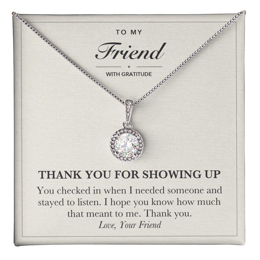 Thank You Gift Eternal Hope Necklace for Best Friend