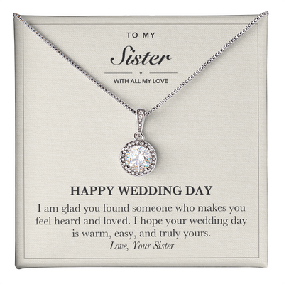 Load image into Gallery viewer, Wedding Day Eternal Hope Necklace for Sister
