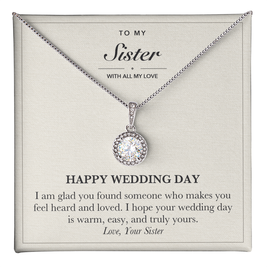 Wedding Day Eternal Hope Necklace for Sister