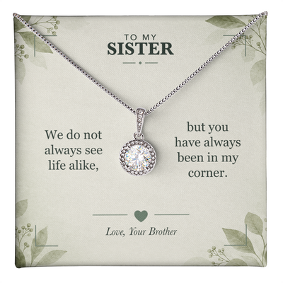 Load image into Gallery viewer, To My Sister, Always in My Corner - Eternal Hope Necklace
