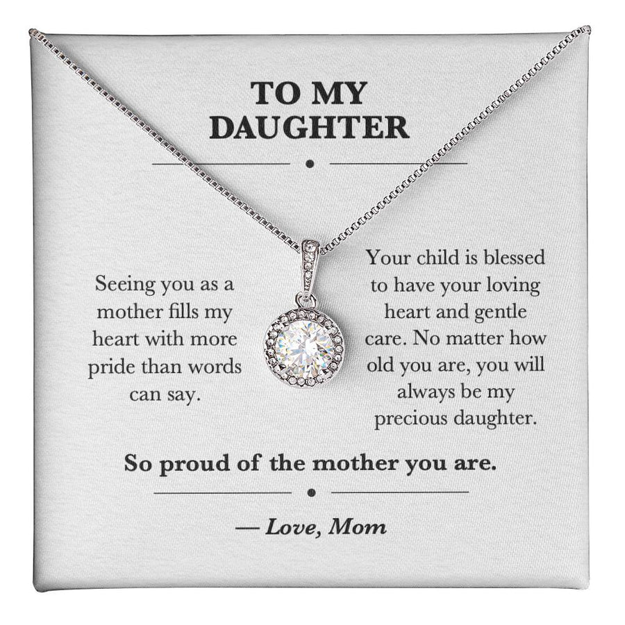 To My Daughter First Mother's Day Eternal Hope Necklace from Mom
