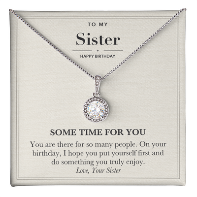 Load image into Gallery viewer, Birthday Eternal Hope Necklace for Sister - Some Time for You
