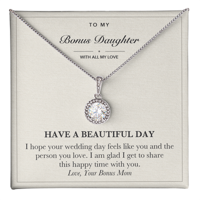 Load image into Gallery viewer, Wedding Gift Necklace for Bonus Daughter from Bonus Mom
