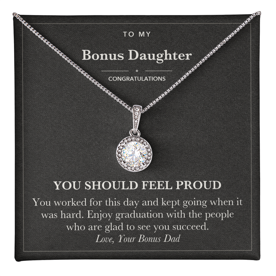 Graduation Eternal Hope Necklace for Bonus Daughter