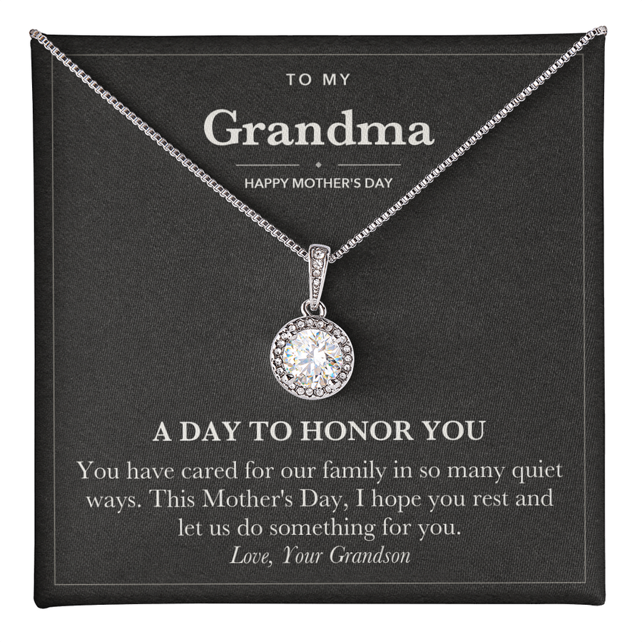 Mother's Day Necklace for Grandma from Grandson