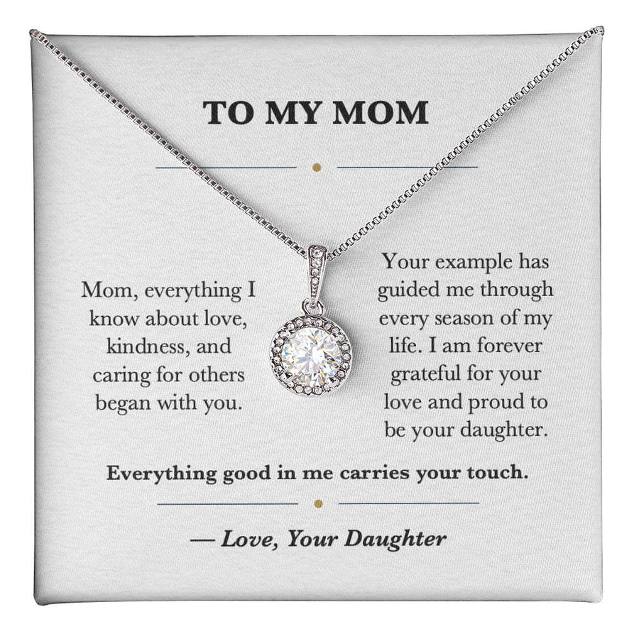 To My Mom Mother's Day Eternal Hope Necklace Gift from Daughter