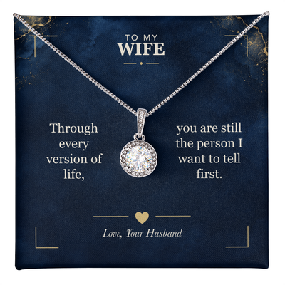 Load image into Gallery viewer, To My Wife, The Person I Tell First - Eternal Hope Necklace
