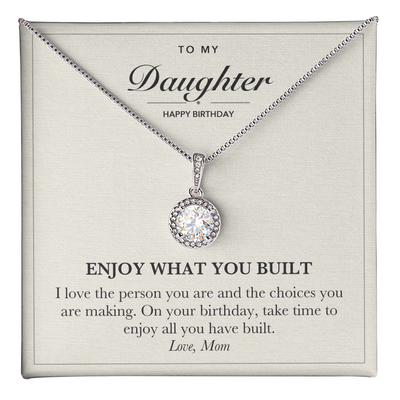 Load image into Gallery viewer, To My Daughter Birthday Eternal Hope Necklace - Enjoy What You Built
