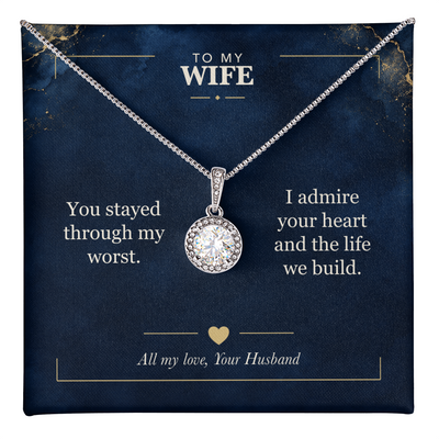 Load image into Gallery viewer, To My Wife, The Life We Build - Eternal Hope Necklace
