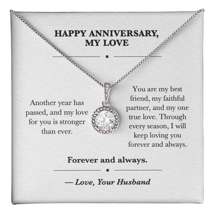 Happy Anniversary My Love Eternal Hope Necklace Gift from Husband