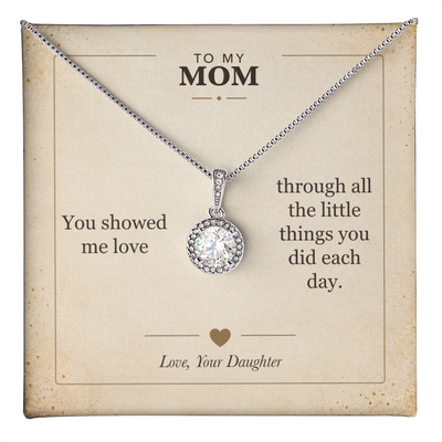 Load image into Gallery viewer, To My Mom, Love in the Little Things - Eternal Hope Necklace
