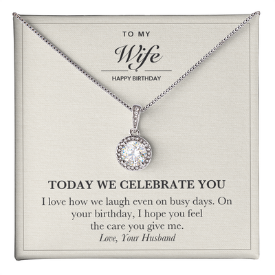Load image into Gallery viewer, To My Wife Birthday Eternal Hope Necklace - Celebrate You
