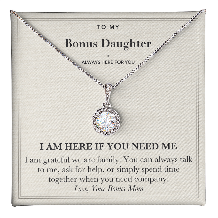 Reassurance Gift Necklace for Bonus Daughter