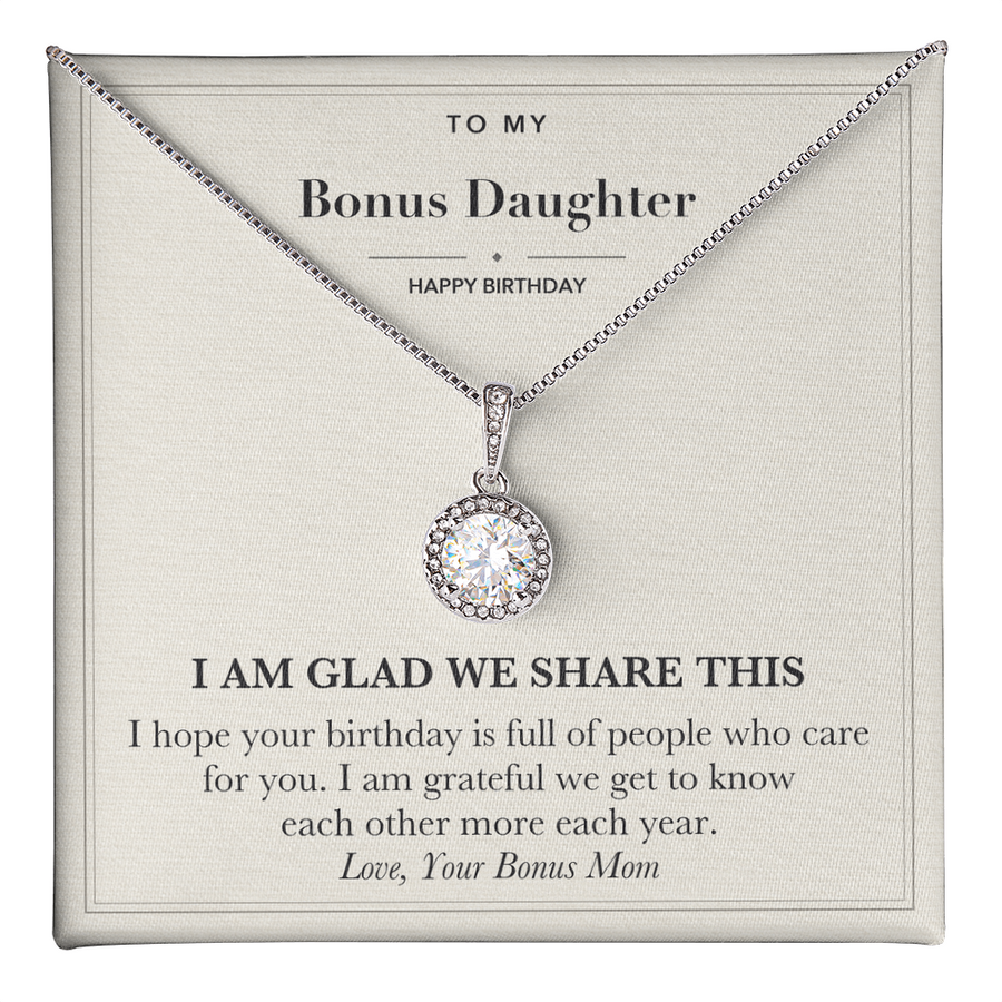 Birthday Necklace for Bonus Daughter from Bonus Mom