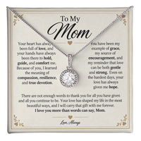 Load image into Gallery viewer, To My Mom - I Love You More Than Words Eternal Hope Necklace Gift
