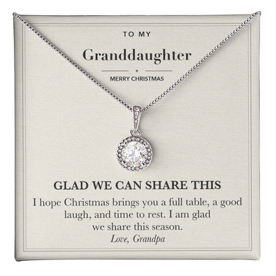 Load image into Gallery viewer, Christmas Gift Necklace for Granddaughter from Grandpa
