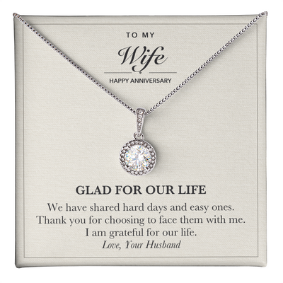 Load image into Gallery viewer, Anniversary Eternal Hope Necklace for Wife - Grateful for Us
